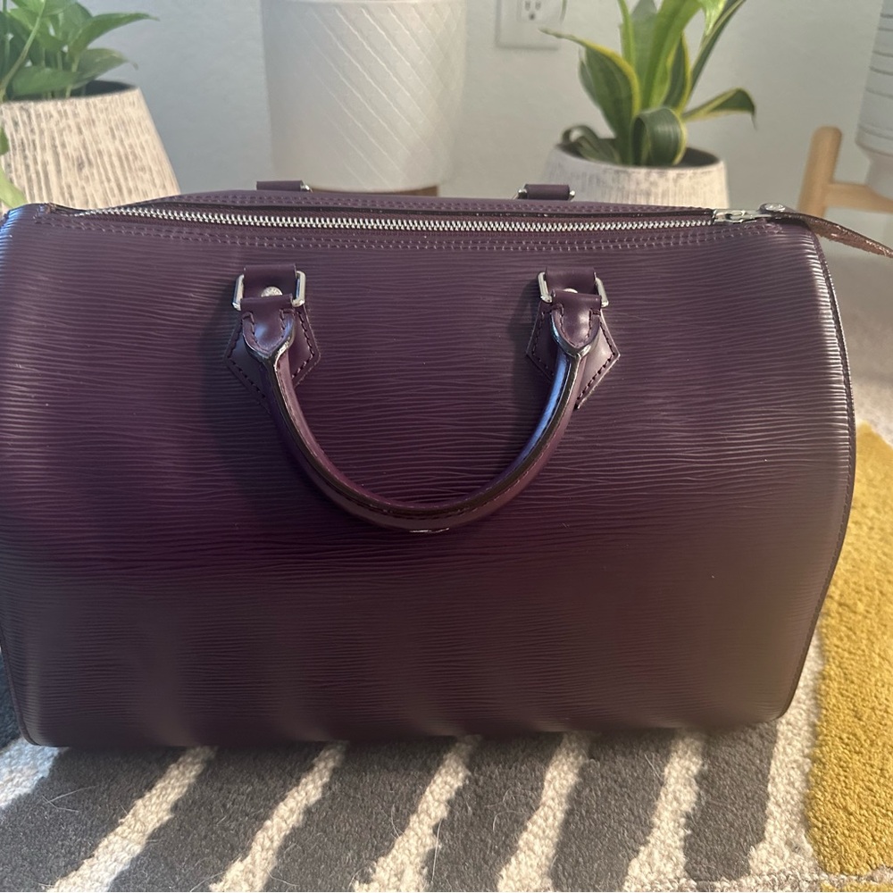Louis Vuitton Deep Purple Tote Bag